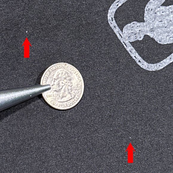 NWOT NBA Basketball T Shirt With NBA Logo All Over Design On Both Sides Size 1X - Picture 10 of 13